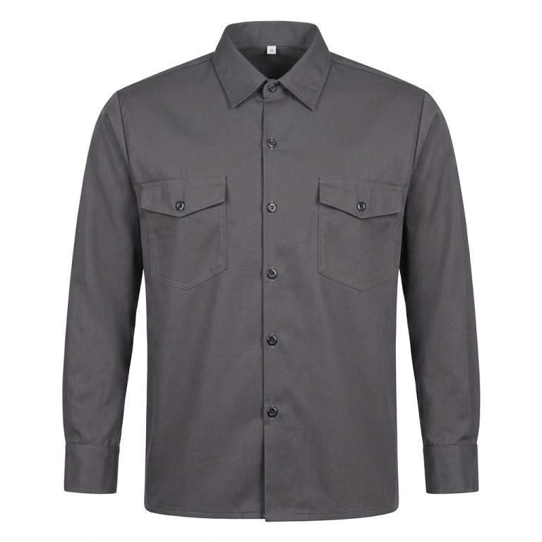 CAMISA DRIL MANGA LARGA