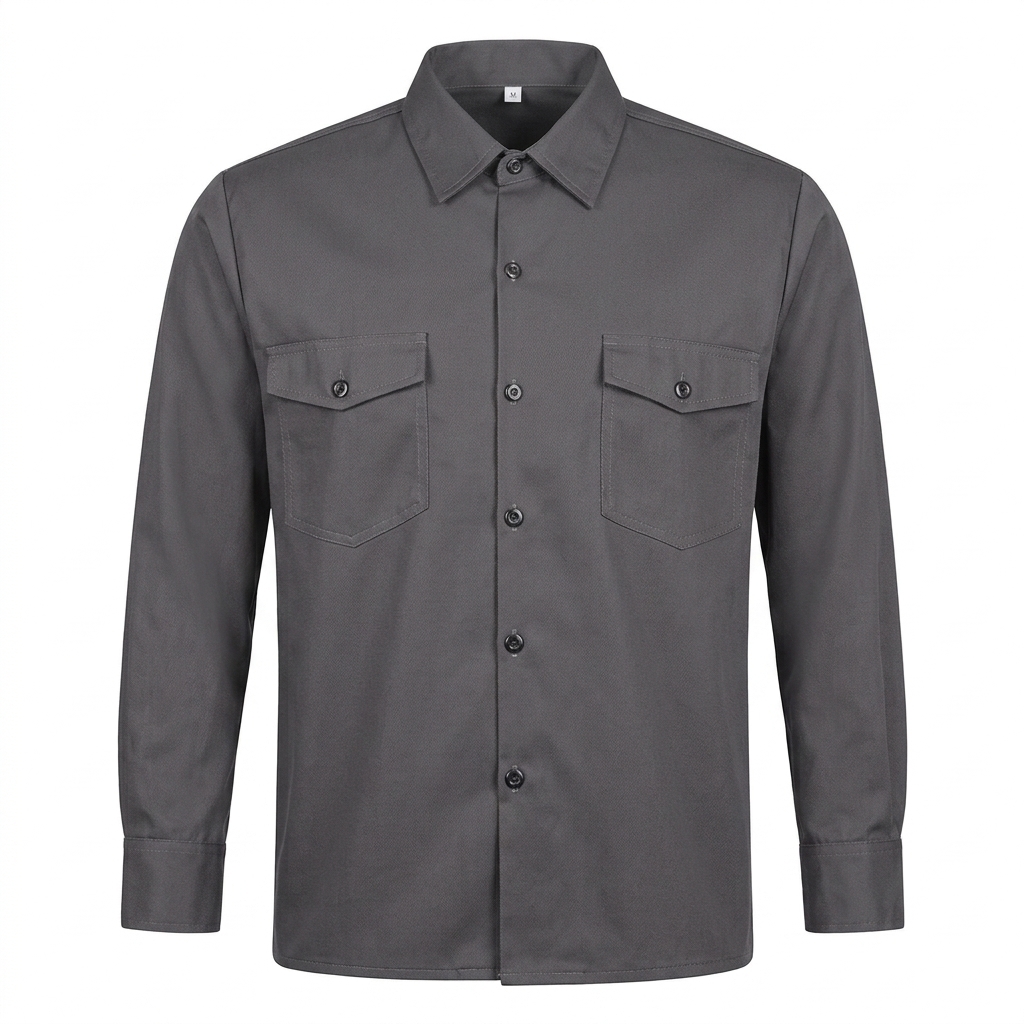 CAMISA DRIL MANGA LARGA - dotación industrial Tezzarol