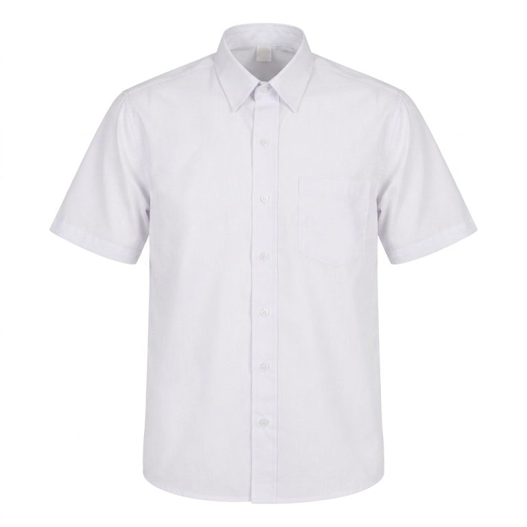 camisa oxford manga corta