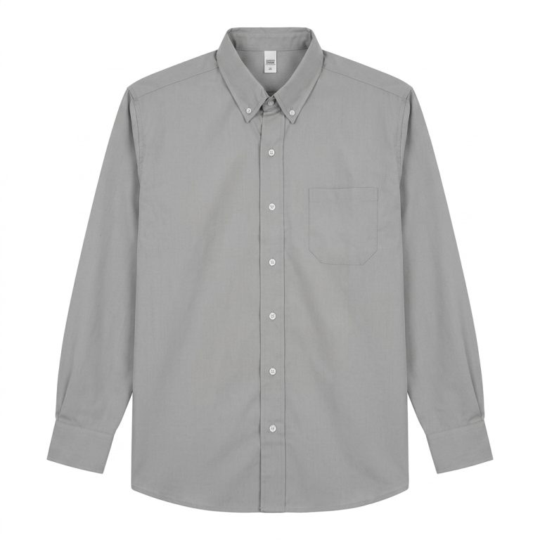 camisa oxford manga larga