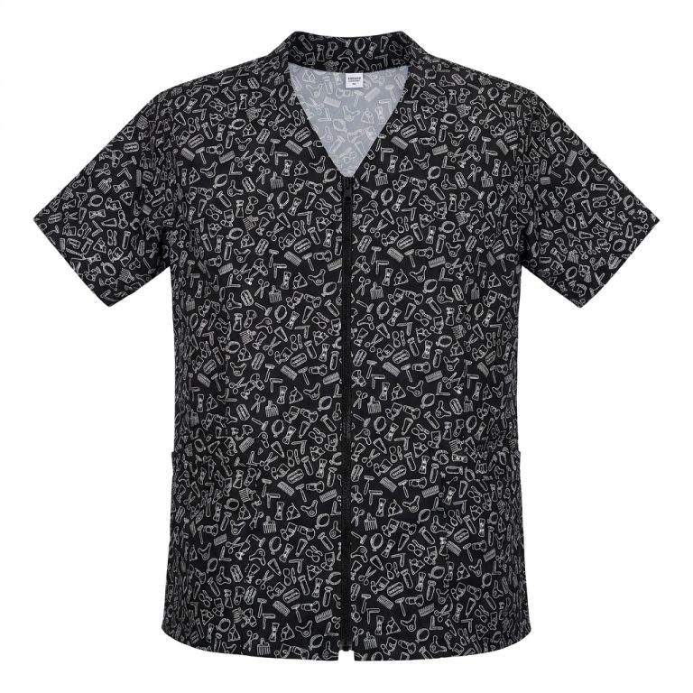 Blusa antifluido cuello v dama