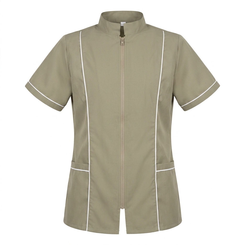 Blusa Princesa Beige - dotación industrial Tezzarol